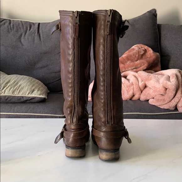 Steve Madden brown leather knee boots - Picture 4 of 7